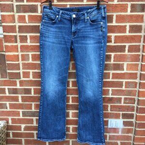 Silver Jeans Womens Size 33 Suki Bootcut Stretch Whiskering Western